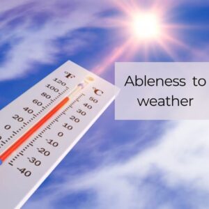 Ableness to weather