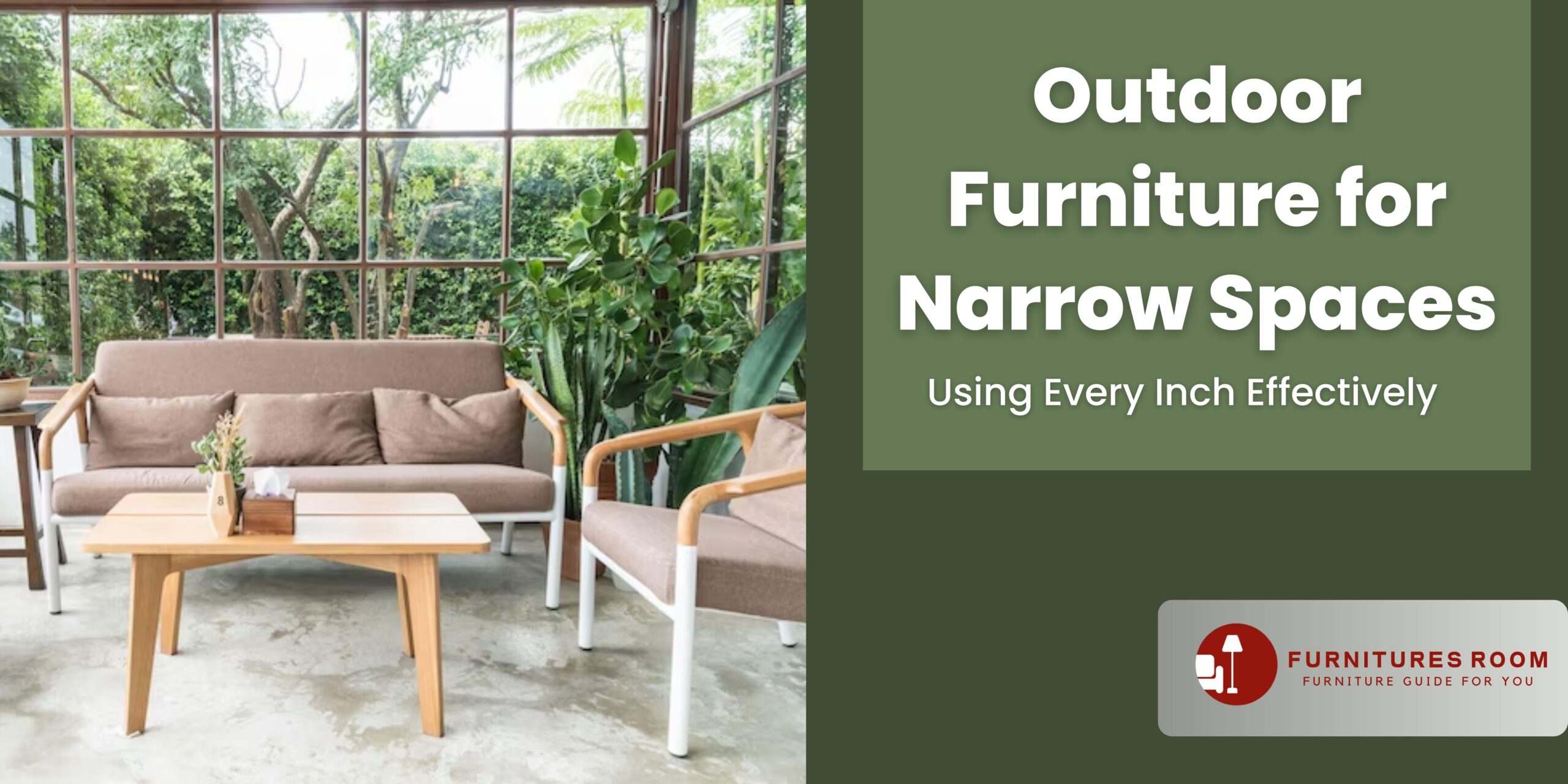 outdoor furniture for narrow spaces 