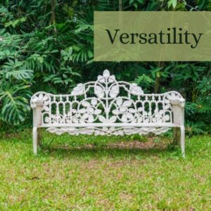 Versatility- wrought iron patio furniture clearance